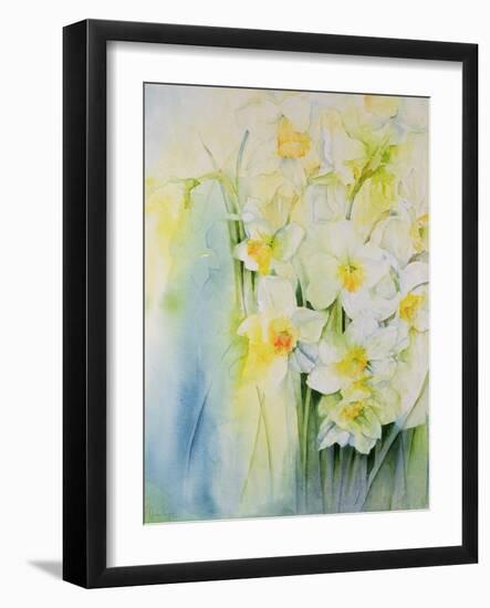 Narcissi and Freesia-Karen Armitage-Framed Giclee Print