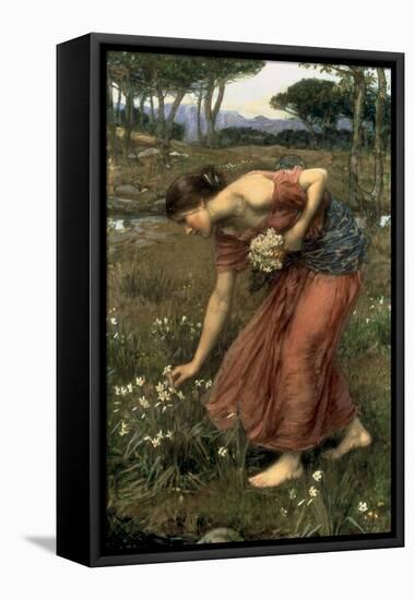Narcissus, 1912-John William Waterhouse-Framed Premier Image Canvas