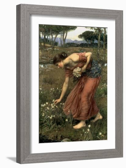 Narcissus, 1912-John William Waterhouse-Framed Giclee Print