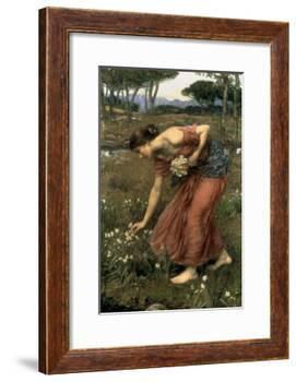 Narcissus, 1912-John William Waterhouse-Framed Giclee Print