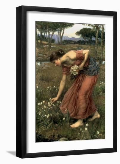 Narcissus, 1912-John William Waterhouse-Framed Giclee Print