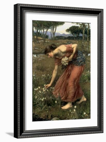 Narcissus, 1912-John William Waterhouse-Framed Giclee Print