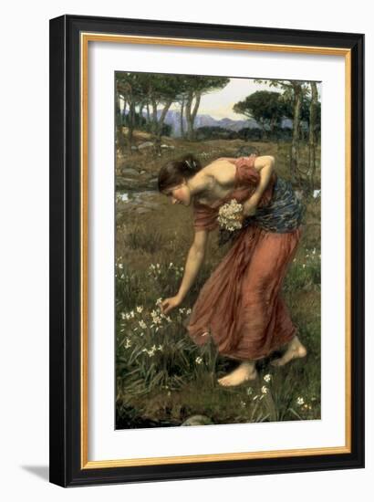 Narcissus, 1912-John William Waterhouse-Framed Giclee Print