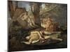 Narcissus and Echo-Nicolas Poussin-Mounted Giclee Print