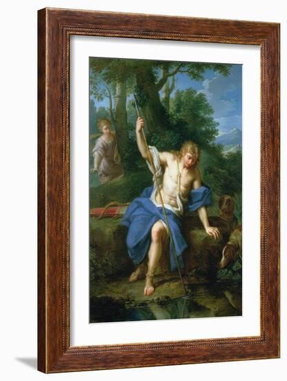 Narcissus and Echo-Placido Costanzi-Framed Giclee Print