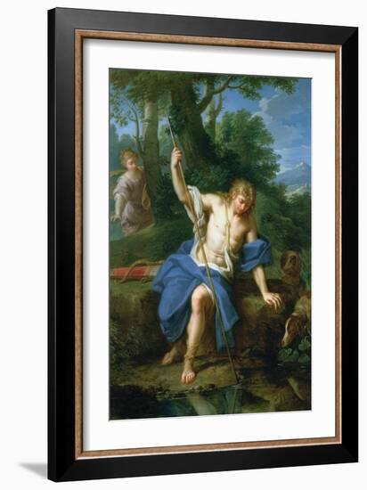 Narcissus and Echo-Placido Costanzi-Framed Giclee Print