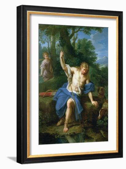 Narcissus and Echo-Placido Costanzi-Framed Giclee Print