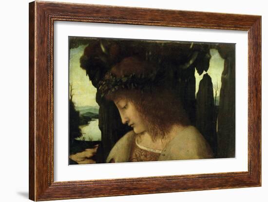 Narcissus at the Fountain-Giovanni Antonio Boltraffio-Framed Giclee Print