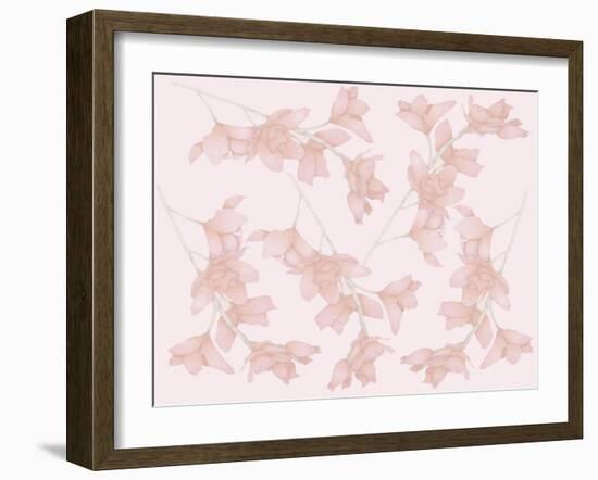 Narcissus Background-Maria Trad-Framed Giclee Print