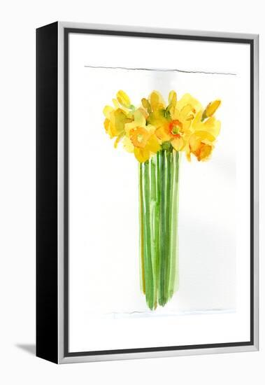 Narcissus Bunch; 2014;-John Keeling-Framed Premier Image Canvas