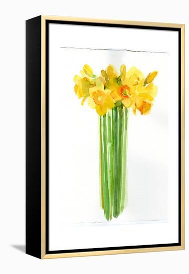 Narcissus Bunch; 2014;-John Keeling-Framed Premier Image Canvas