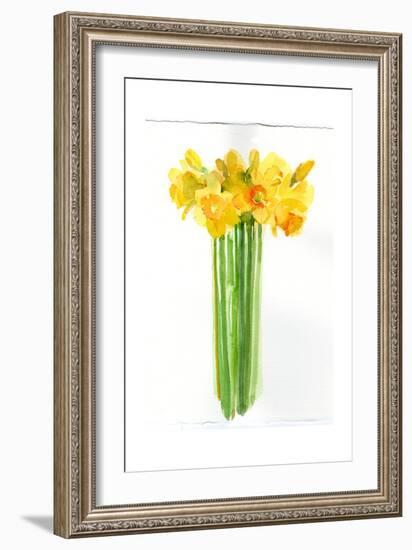 Narcissus Bunch; 2014;-John Keeling-Framed Giclee Print