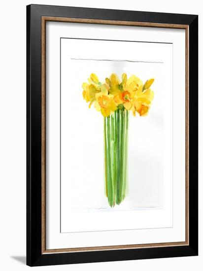 Narcissus Bunch; 2014;-John Keeling-Framed Giclee Print
