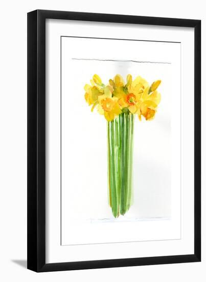 Narcissus Bunch; 2014;-John Keeling-Framed Giclee Print