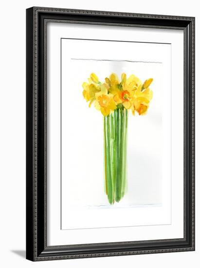 Narcissus Bunch; 2014;-John Keeling-Framed Giclee Print