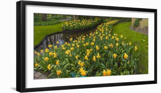 Narcissus by Reflecting Pond-Anna Miller-Framed Photographic Print