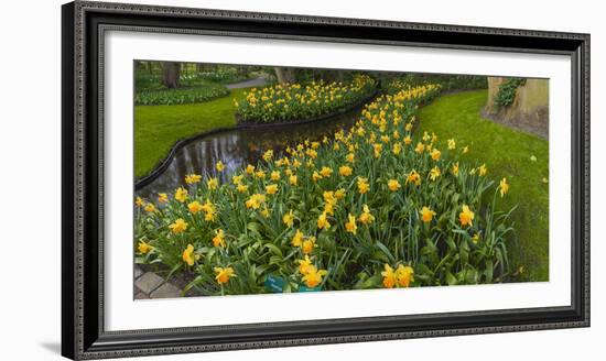 Narcissus by Reflecting Pond-Anna Miller-Framed Photographic Print