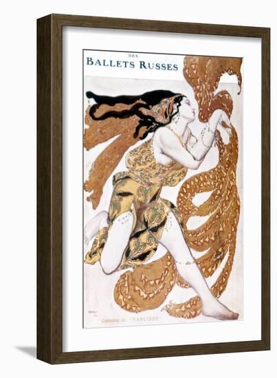 Narcissus Costume, Created by Leo Bakst for “The Russian Ballets” by Sergius Diaghilev (1872 - 1929-Leon Bakst-Framed Giclee Print