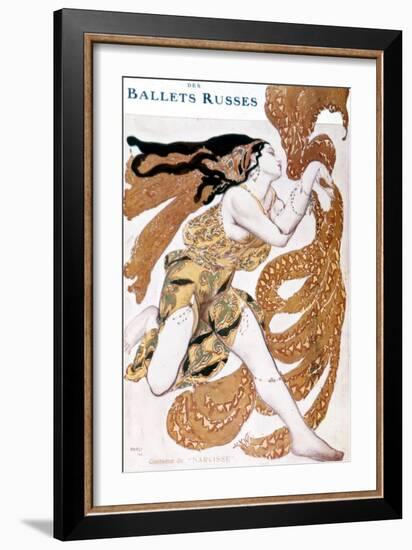 Narcissus Costume, Created by Leo Bakst for “The Russian Ballets” by Sergius Diaghilev (1872 - 1929-Leon Bakst-Framed Giclee Print