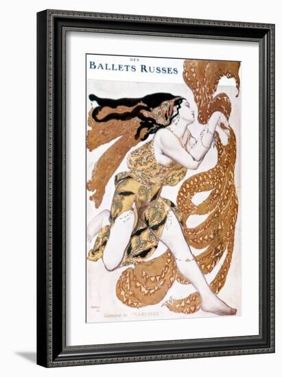 Narcissus Costume, Created by Leo Bakst for “The Russian Ballets” by Sergius Diaghilev (1872 - 1929-Leon Bakst-Framed Giclee Print