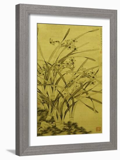 Narcissus-Ma Shouzhen-Framed Giclee Print