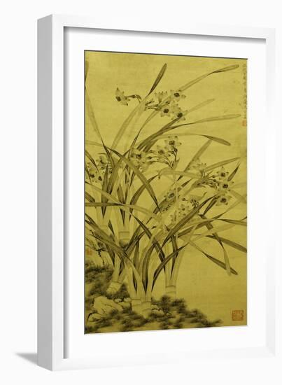 Narcissus-Ma Shouzhen-Framed Giclee Print