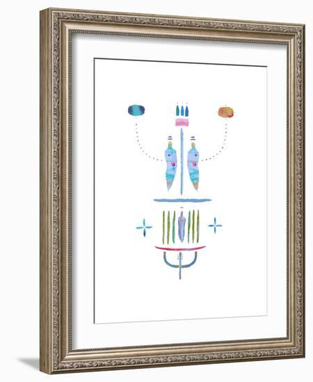 Narcisuss and Echo-Trystan Bates-Framed Premium Giclee Print