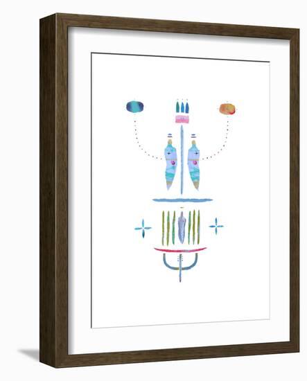 Narcisuss and Echo-Trystan Bates-Framed Premium Giclee Print