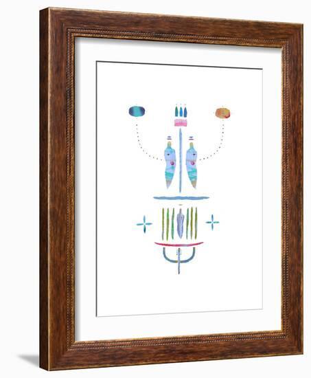 Narcisuss and Echo-Trystan Bates-Framed Premium Giclee Print