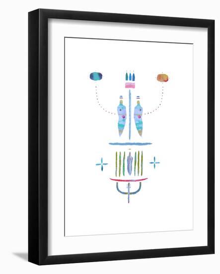 Narcisuss and Echo-Trystan Bates-Framed Premium Giclee Print