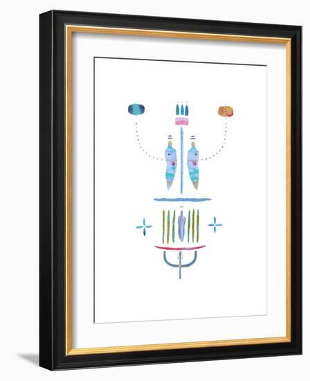 Narcisuss and Echo-Trystan Bates-Framed Premium Giclee Print