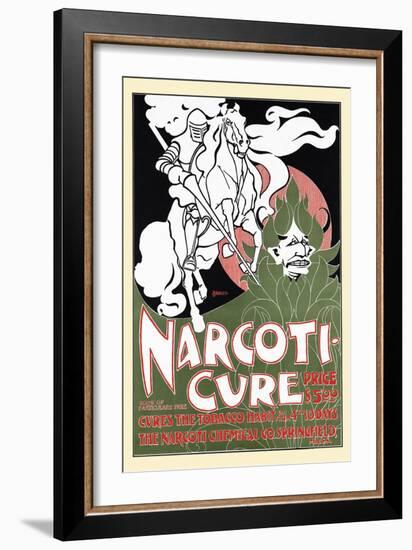 Narcoti-Cure-Will Bradley-Framed Art Print