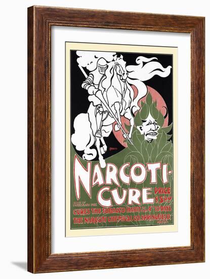 Narcoti-Cure-Will Bradley-Framed Art Print