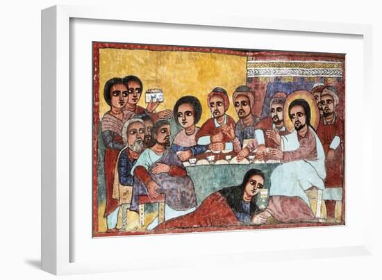 Narga Selasie, The Last Supper-Nigel Pavitt-Framed Giclee Print