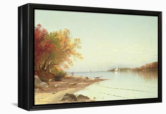 Narragansett Bay, Autumn, Rhode Island-Alfred Thompson Bricher-Framed Premier Image Canvas