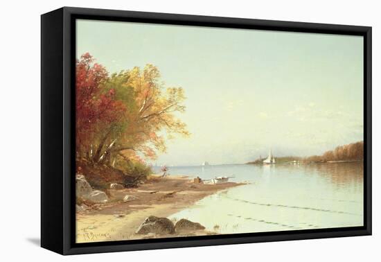 Narragansett Bay, Autumn, Rhode Island-Alfred Thompson Bricher-Framed Premier Image Canvas