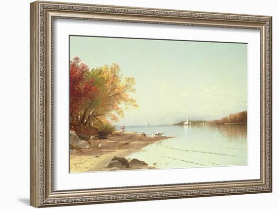 Narragansett Bay, Autumn, Rhode Island-Alfred Thompson Bricher-Framed Giclee Print