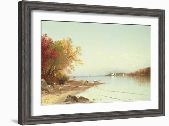 Narragansett Bay, Autumn, Rhode Island-Alfred Thompson Bricher-Framed Giclee Print