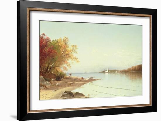 Narragansett Bay, Autumn, Rhode Island-Alfred Thompson Bricher-Framed Giclee Print