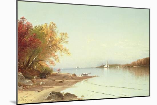 Narragansett Bay, Autumn, Rhode Island-Alfred Thompson Bricher-Mounted Giclee Print