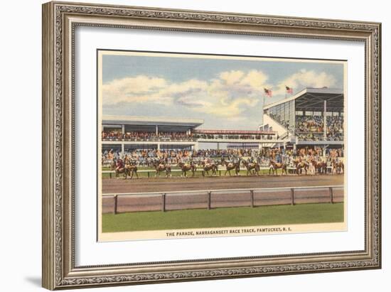 Narragansett Race Track, Pawtucket, Rhode Island-null-Framed Art Print