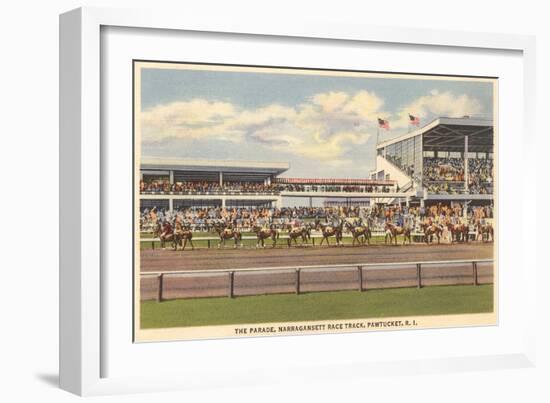 Narragansett Race Track, Pawtucket, Rhode Island-null-Framed Art Print