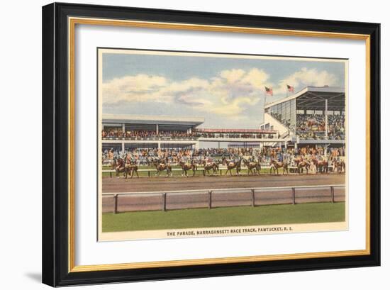 Narragansett Race Track, Pawtucket, Rhode Island-null-Framed Art Print