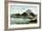 Narragansett, Rhode Island, Bay View of the Squantum Club-Lantern Press-Framed Art Print