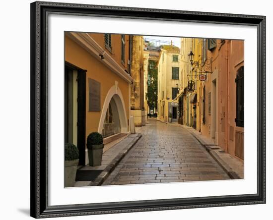 Narrow Back Street, St. Tropez, Var, Provence, Cote D'Azur, France, Europe-Peter Richardson-Framed Photographic Print