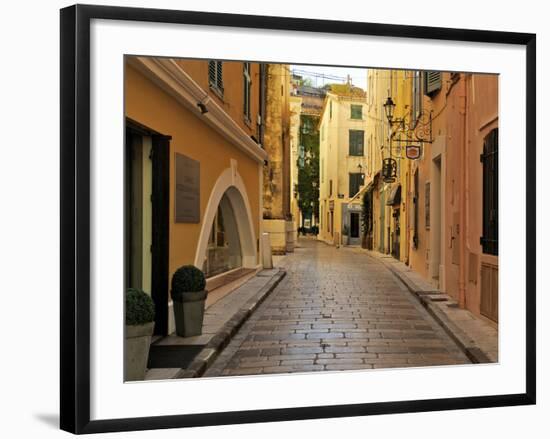 Narrow Back Street, St. Tropez, Var, Provence, Cote D'Azur, France, Europe-Peter Richardson-Framed Photographic Print