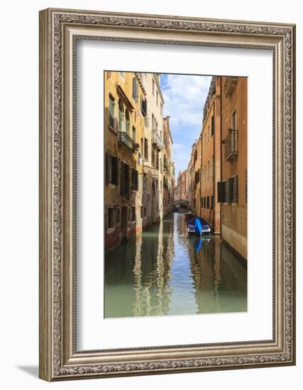 Narrow Canal. Venice. Italy-Tom Norring-Framed Photographic Print