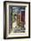 Narrow Cobblestone Sermoneta Italy-George Oze-Framed Photographic Print