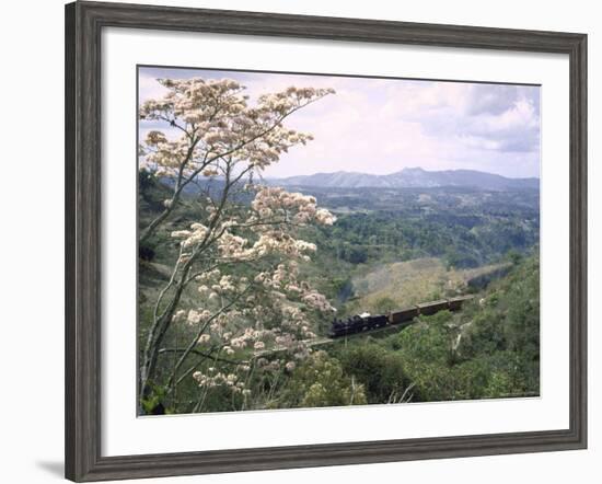 Narrow Gauge Rail Line Transporting Goods Between Guatemala and El Salvador-John Dominis-Framed Photographic Print