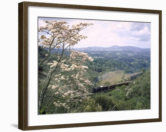 Narrow Gauge Rail Line Transporting Goods Between Guatemala and El Salvador-John Dominis-Framed Photographic Print